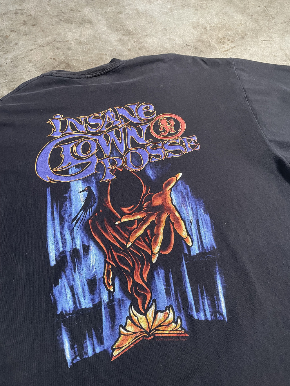 Vintage Black 2000s Insane Clown Posse Tee XL 22x27